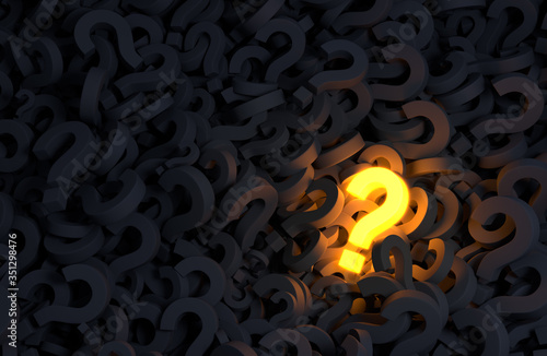 Картината върху платно Finding the Key Question To Ask.