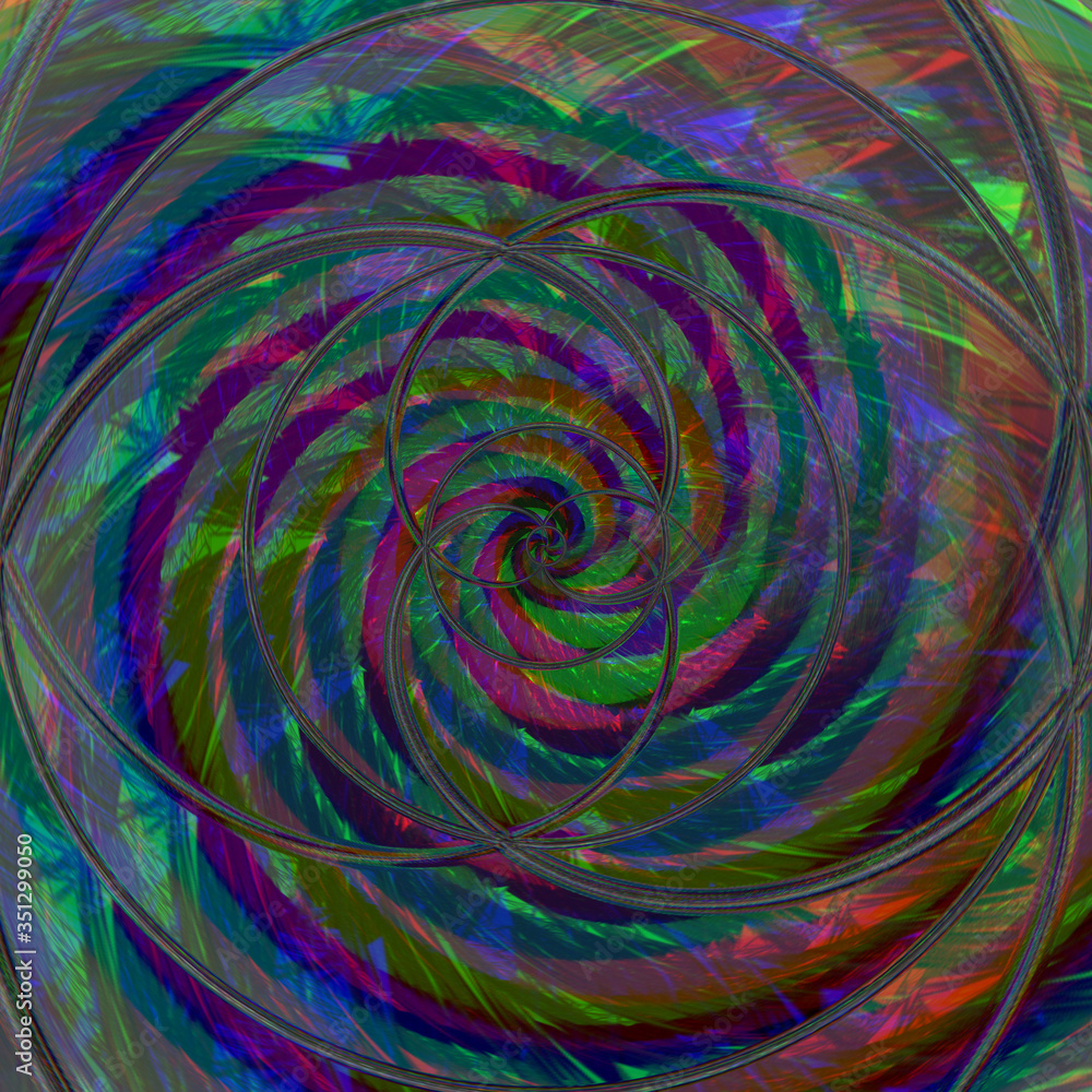 Multicolore - Abstrait - Bennydoscope Multicolore - Abstrait - Bennydoscope