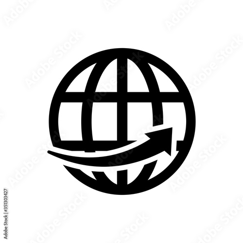 Worldwide delivery icon