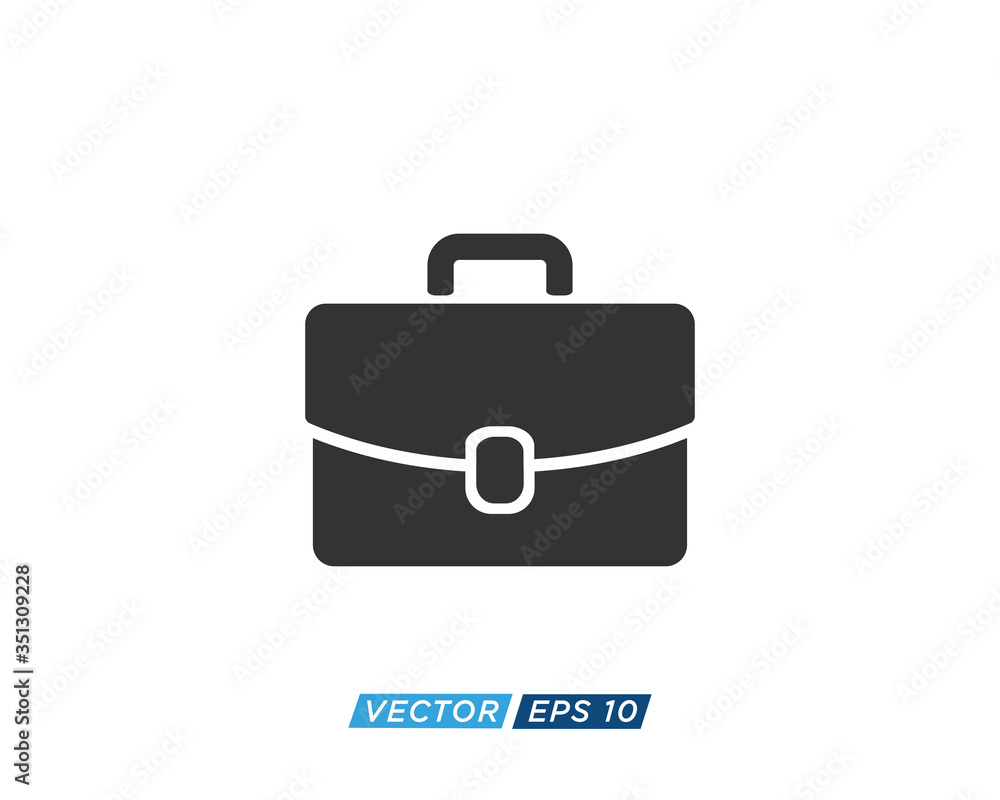 Suitcase or Briefcase Icon Design Vector Suitcase or Briefcase Icon Design Vector