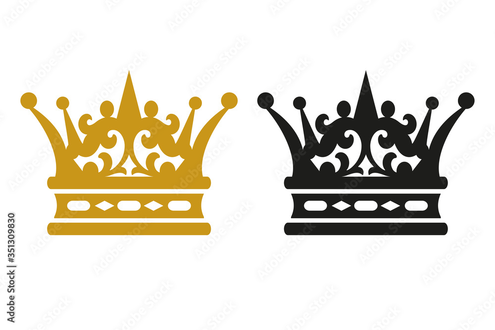 Golden Crown Vector Golden Crown Vector