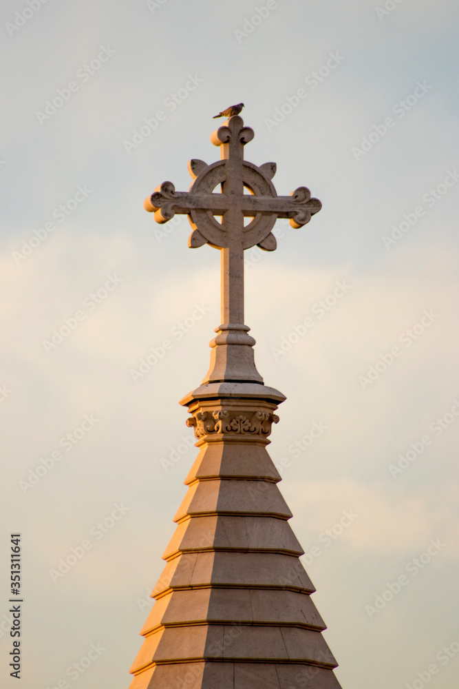 cross on the roof