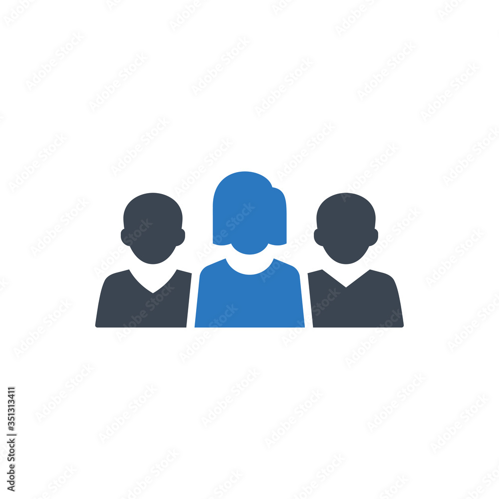 Social media friends icon Social media friends icon