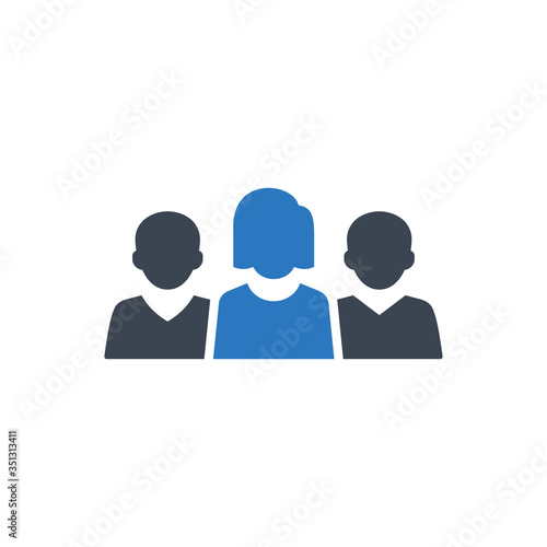 Social media friends icon