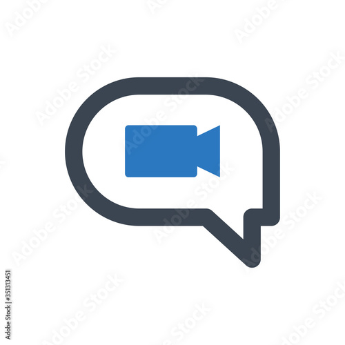 Video chat icon