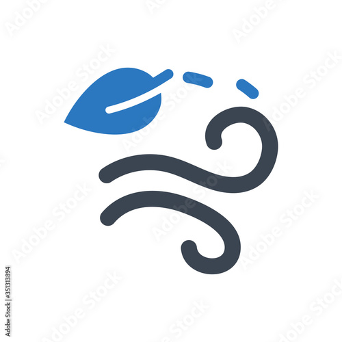 High wind icon