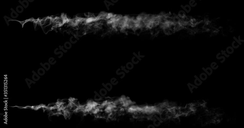Wallpaper Mural Clouds of smoke on a black background. Torontodigital.ca