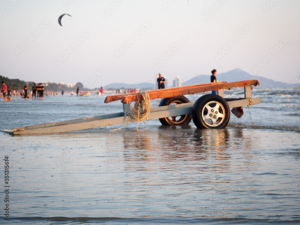 Obraz premium boat on the water