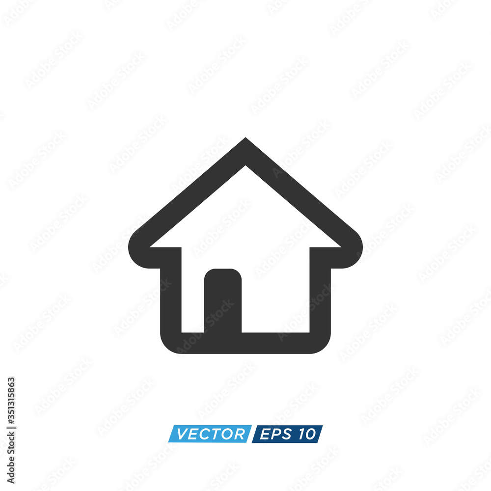 Home and House Logo Icon Vector Home and House Logo Icon Vector