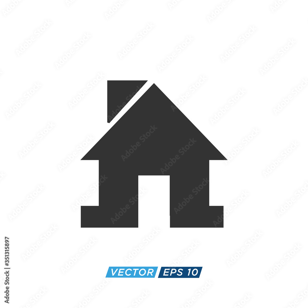 Home and House Logo Icon Vector Home and House Logo Icon Vector