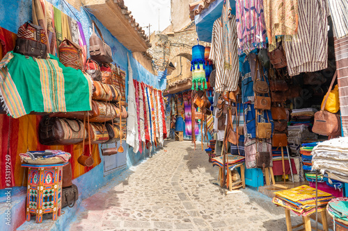 Traditional moroccan street market