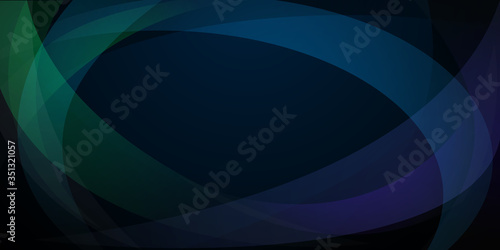 Abstract background made of curved lines in dark blue colors