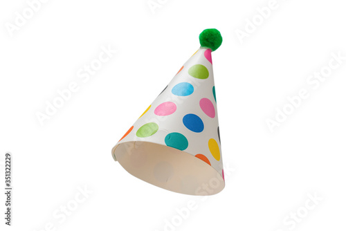 Colorful birthday cap. photo