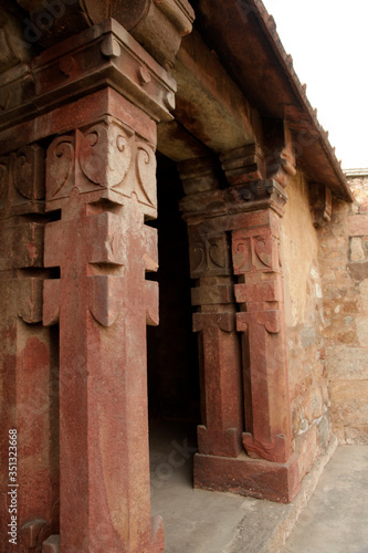 Ghiyasuddin Tughlaq's Tomb, The Outer Wall, Tuglakabad Fort, New Delhi, India, Asia (Photo Copyright © Saji Maramon) photo