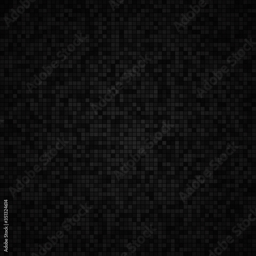 Wallpaper Mural Abstract background of small squares or pixels in black and gray colors Torontodigital.ca