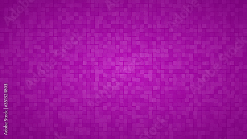 Abstract background of small squares or pixels in purple colors