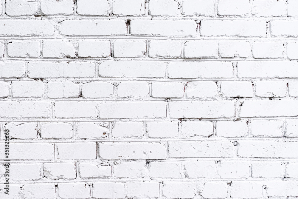 Fototapeta premium White Brick Wall.