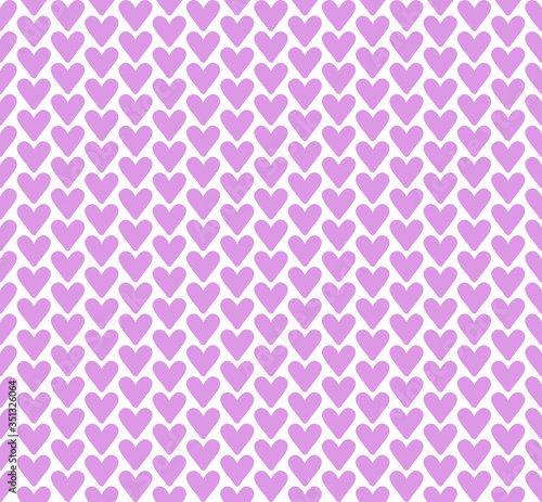 Pink Heart Seamless Pattern Design