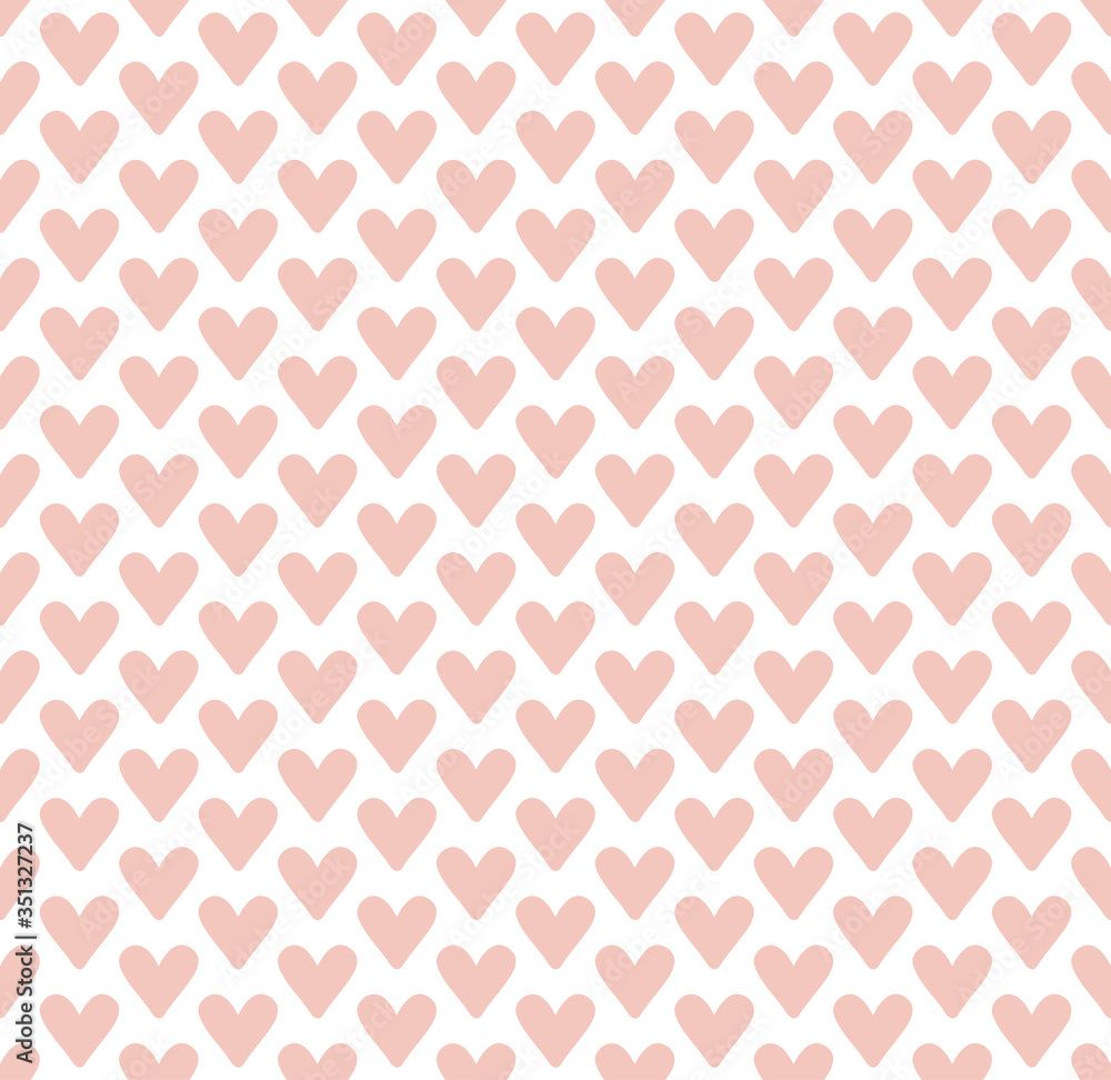 Pink Light Heart Seamless Repeat Pattern Design Pink Light Heart Seamless Repeat Pattern Design