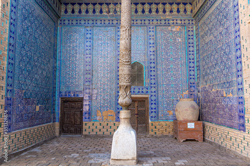 Tosh Hovli Palace in the old town of Khiva, Uzbekistan photo