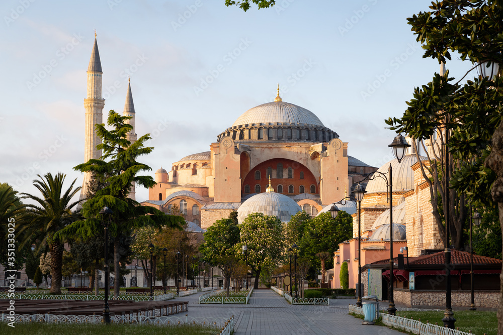 Hagia Sophia Museum in Sultanahmet, Istanbul, Turkey