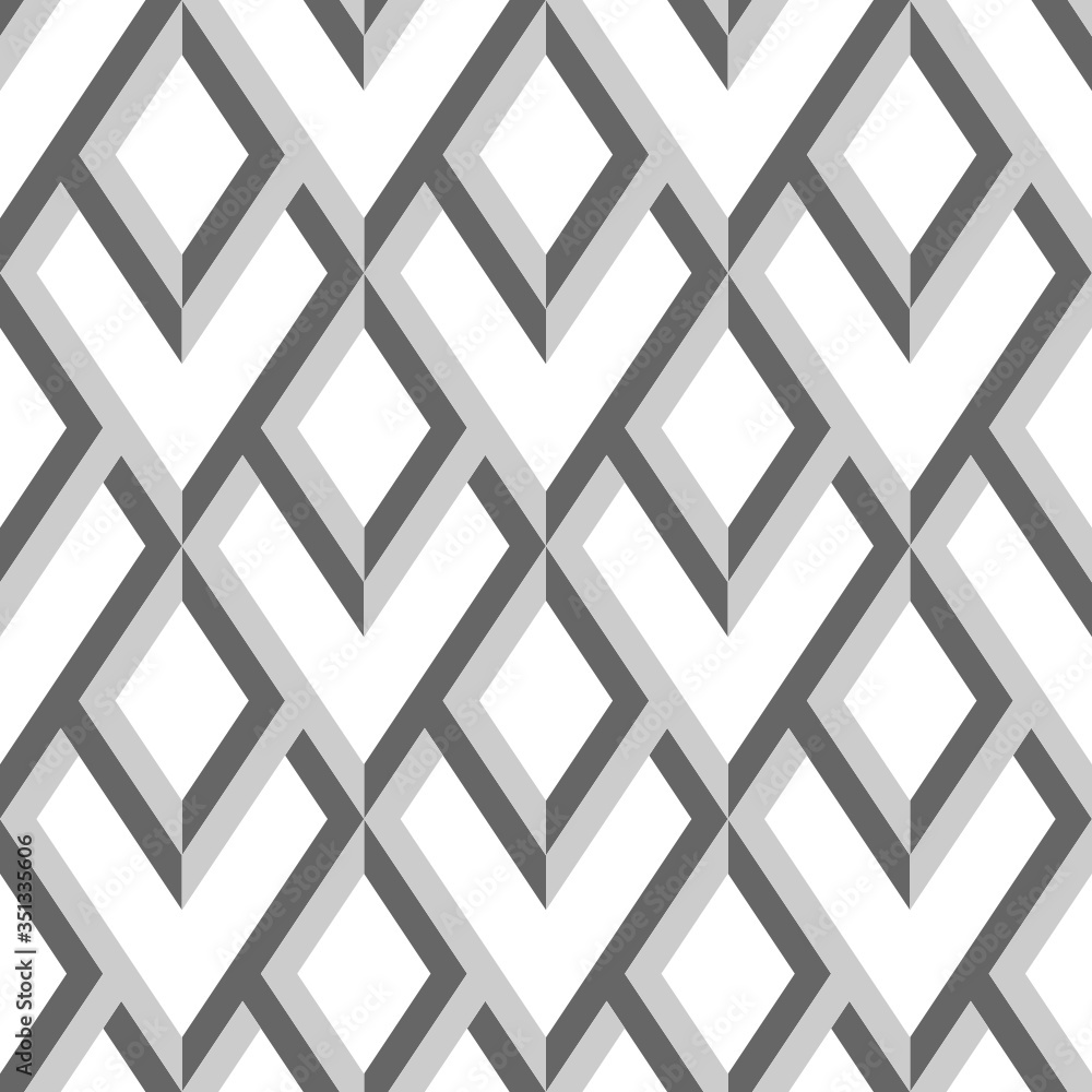 Vector geometric seamless pattern. Modern geometric background with rhombuses. Vector geometric seamless pattern. Modern geometric background with rhombuses.