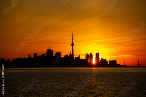 Toronto Skyline Sunrise