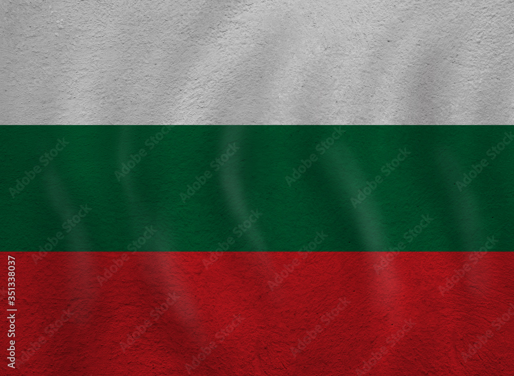 Love Bulgary concept with Bulgarian flag background