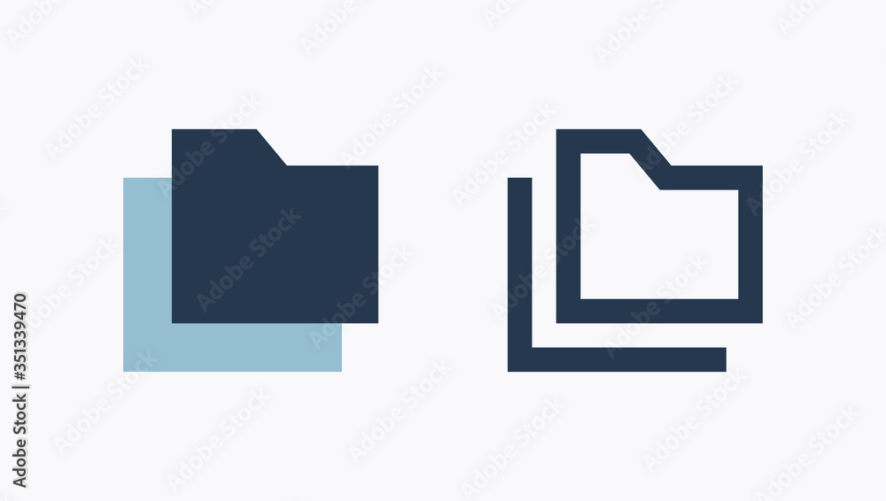 Folder line vector icon. Archive document vector symbol. Organize concept icons set for web design. Modern flat office paper icon for app design. Portfolio binder minimal flat linear icons Folder line vector icon. Archive document vector symbol. Organize concept icons set for web design. Modern flat office paper icon for app design. Portfolio binder minimal flat linear icons