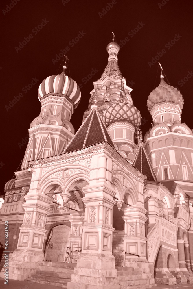 世界有数の有名な要塞　赤の広場（モスクワ）