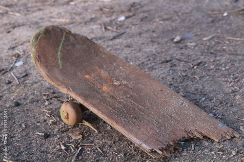 Old skateboard