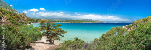 Fototapeta Naklejka Na Ścianę i Meble -  Tropical beach of Voulisma, Istron, Crete, Greece.