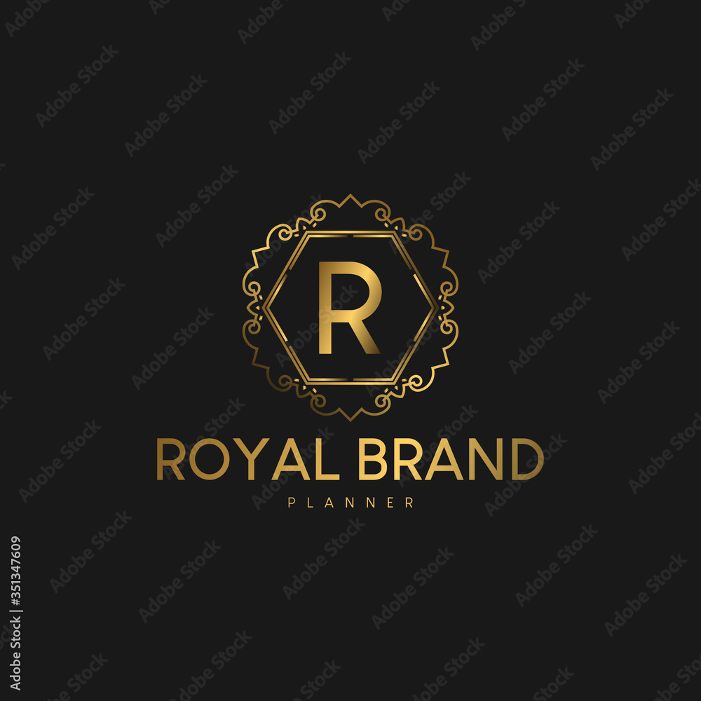 Luxurious Logo with Premium Ornament Luxurious Logo with Premium Ornament