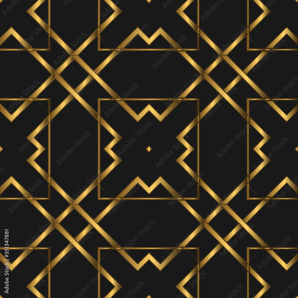 Golden Luxurious Seamless Pattern Golden Luxurious Seamless Pattern