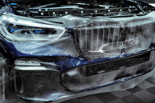 PPF installation process on brand new car