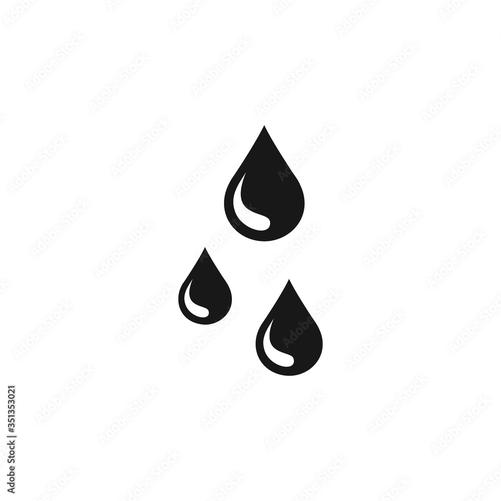 Water drop icon vector illustration Water drop icon vector illustration