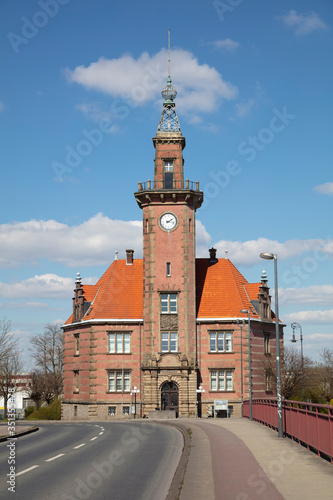 Germany, North Rhine-Westphalia, Dortmund, Facade of Altes Hafenamt Dortmund photo