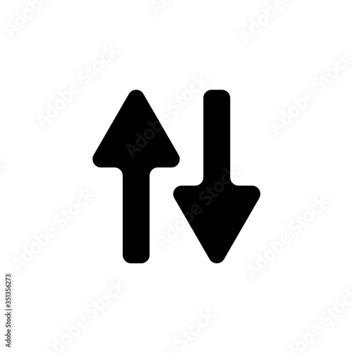 up and down arrow icon. up and down arrow sign