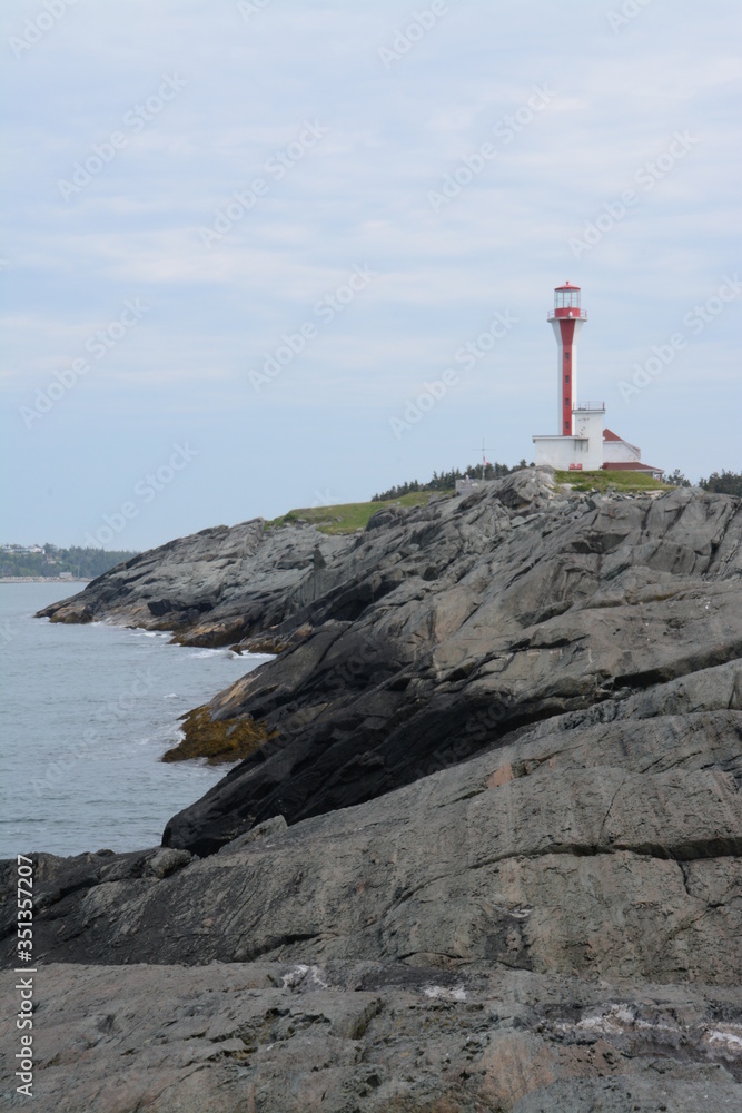 Fototapeta premium Canada Cape Forchu Lighthouse