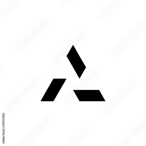 Triangle Shape vector Logo Template Illustration Design Illustration Design