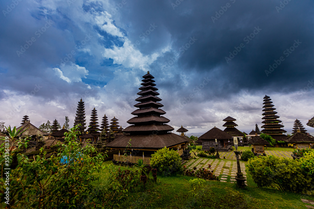 The Besakih Temple, the largest and holiest temple of Hindu religion in Bali, Indonesia, Southeast Asia, Asia The Besakih Temple, the largest and holiest temple of Hindu religion in Bali, Indonesia, Southeast Asia, Asia