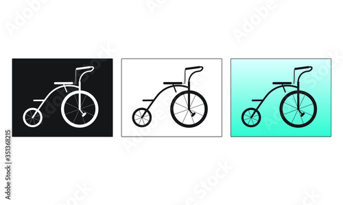 Tricycle Icons Set