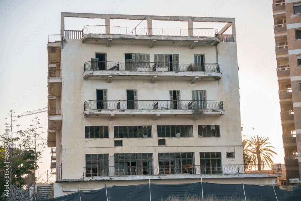 Varosha abandoned southern quarter of Cyprus city of Famagusta