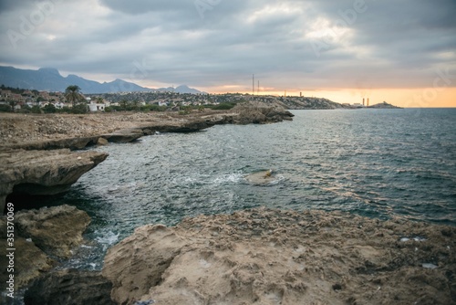 Kyrenia Girne harbour in north Cyprys Turkey 