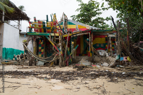 Wallpaper Mural Rasta bar destroy by the low season Torontodigital.ca