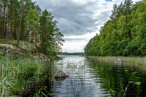 Finnland, Linnansaari Nationalpark, Wanderung im Linnansaari Nationalpark. Erreichbar mit dem Boot von Oravi aus., Linnansaari Nationalpark