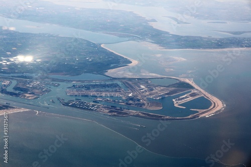 Port of Rotterdam reclaimed land photo