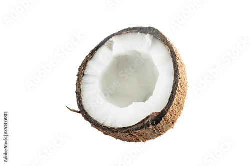 coconut isolated on the white background