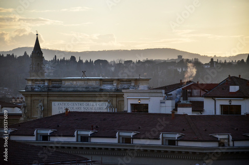 Vista de la ciudad de Florencia, Italia