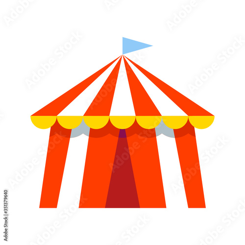 circus tent vector illustration © Dimitrios